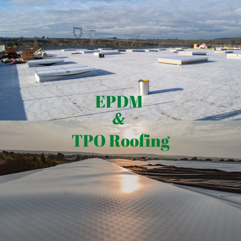 Adhesive Solutions for EPDM and TPO Roofing