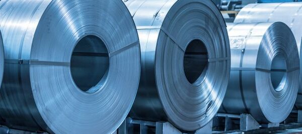 Coils applied with abrasion resistant industrial coating materials.